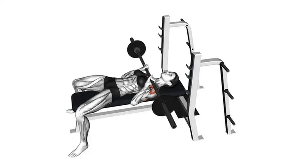 Développé couché prise serrée — Barbell Close Grip Bench Press