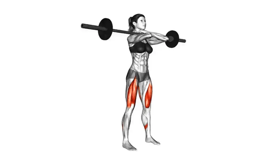 Front squat — Barbell Front Squat