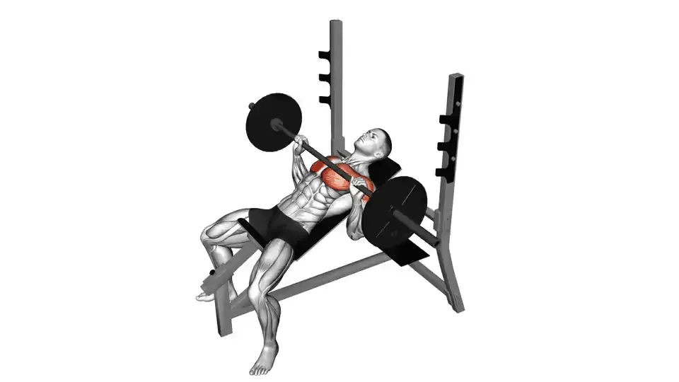 Développé incliné à la barre — Incline Barbell Bench Press