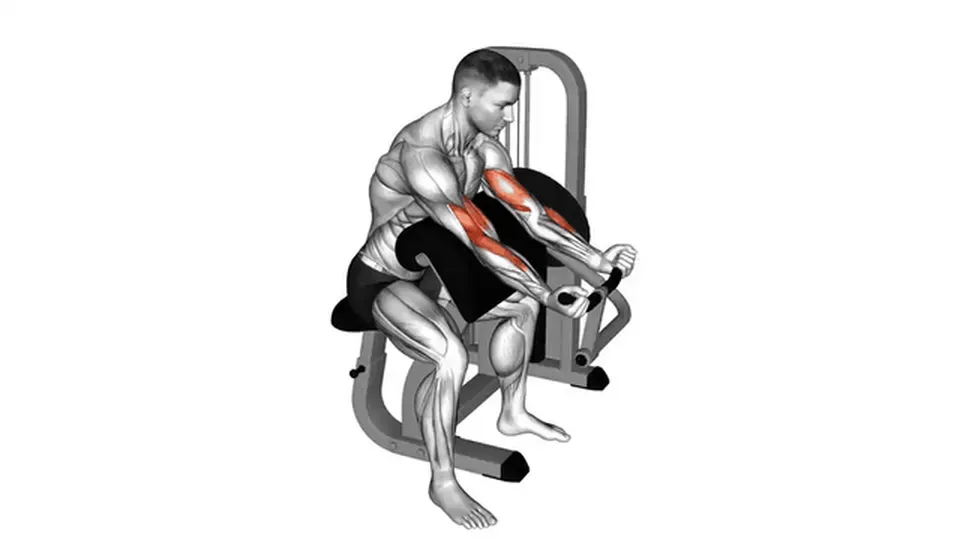 Curl pupitre à la machine — Lever Preacher Curl