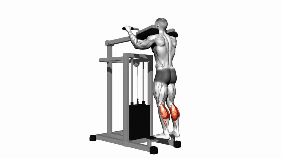 Mollets debout à la machine — Lever Standing Calf Raise